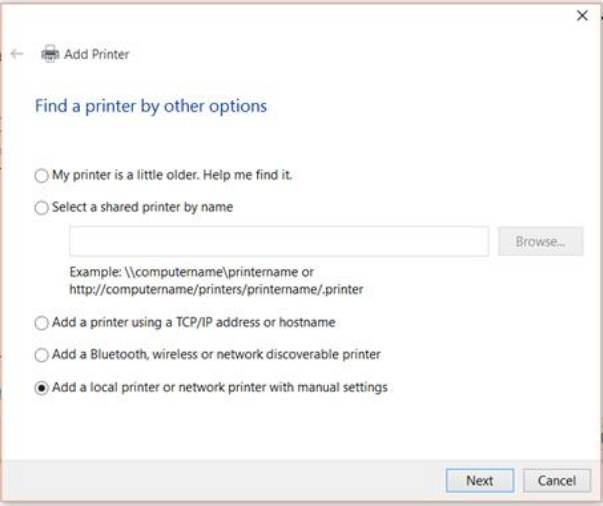 find_a_printer_by_other_options_screen_net_printer_manual_setting
